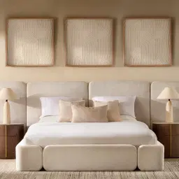 Arcadia Warm Ivory Queen Bed