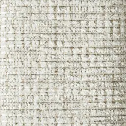 Riviera Isabelline White Fabric Queen Bed with Medium Brown Ash Veneer