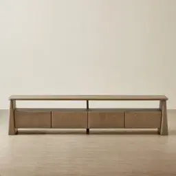 Dunstan Medium Brown Veneer Entertainment Unit