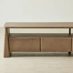 Dunstan Medium Brown Veneer Entertainment Unit