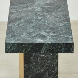 Luna Matte Emerald Sintered Stone Console Table