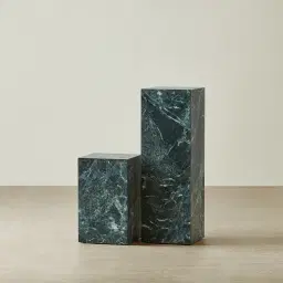 Santorini Matte Emerald Sintered Stone Short Plinth 30x30x50cm