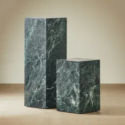 Santorini Matte Emerald Sintered Stone High Plinth 30x30x90cm