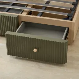 Harper Sage Green Kids King Single Bed