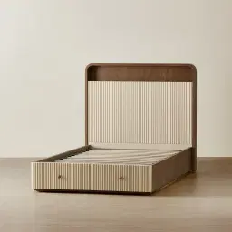 Harper Beige Kids King Single Bed