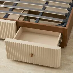 Harper Beige Kids King Single Bed