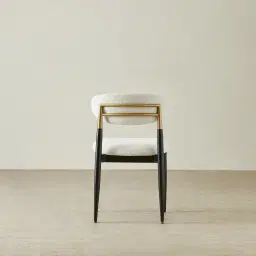 Amali Fusion Grey Woven Fabric Dining Chair