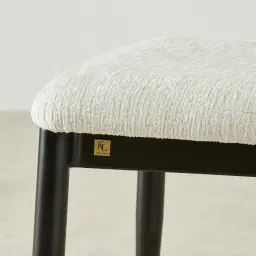 Amali Fusion Grey Woven Fabric Dining Chair