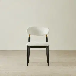 Amali Fusion Grey Woven Fabric Dining Chair