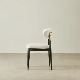 Amali Fusion Grey Woven Fabric Dining Chair