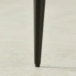 Amy Fusion Grey Woven Fabric Dining Chair