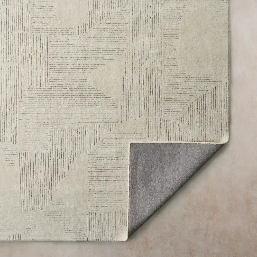 Estonia Ivory Beige Floor Rug - Medium 200cm x 300cm