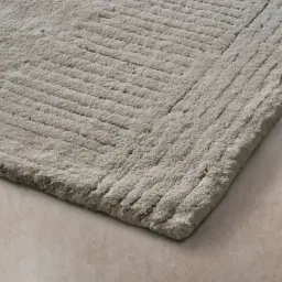 Estonia Ivory Beige Floor Rug - Large 250cm x 350cm