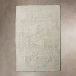 Estonia Ivory Beige Floor Rug - Extra Large 300cm x 350cm