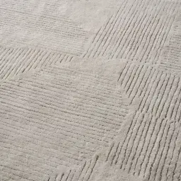 Estonia Ivory Beige Floor Rug - Extra Large 300cm x 350cm