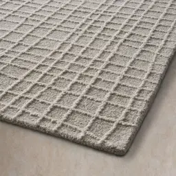 Hobson Cream Floor Rug - Large 250cm x 350cm