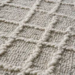 Hobson Cream Floor Rug - Extra Large 300cm x 350cm