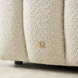 Gabriella Stone Cream Woven Fabric Occasional Chair