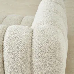 Gabriella Stone Cream Woven Fabric Occasional Chair