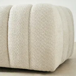 Gabriella Stone Cream Woven Fabric Occasional Chair