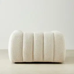 Gabriella Stone Cream Woven Fabric Occasional Chair