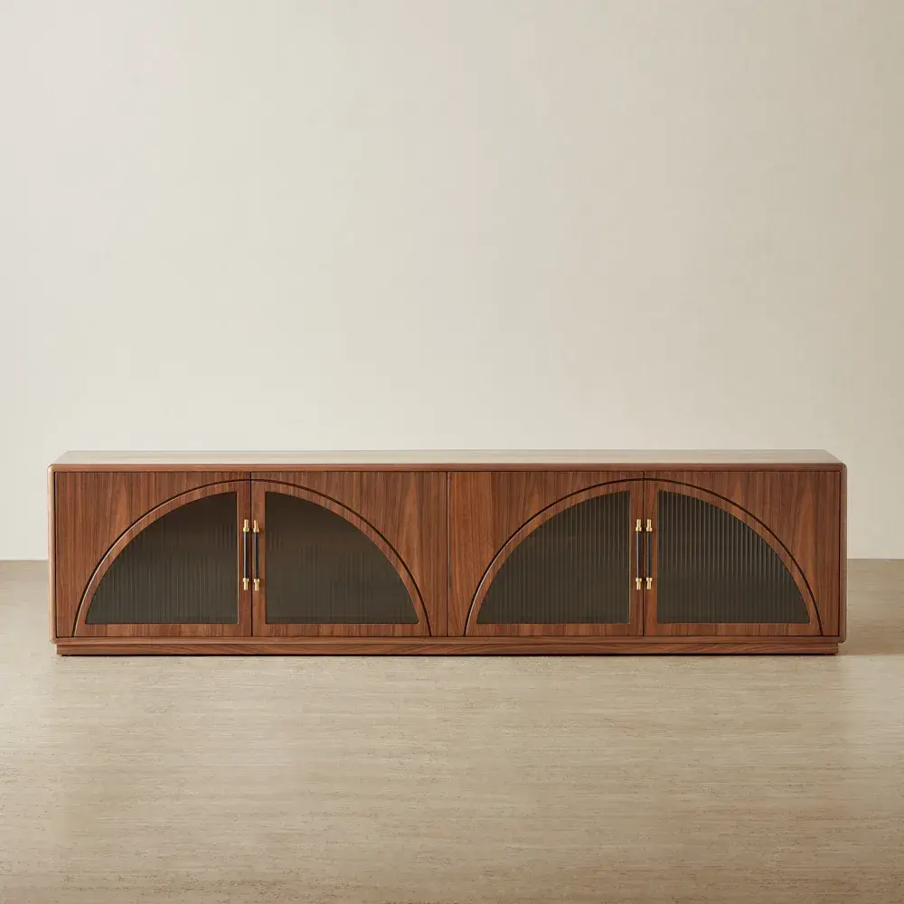 Costanza Mocha Walnut Brown Wooden Entertainment Unit