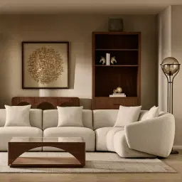 Costanza Mocha Walnut Brown Wooden Coffee Table