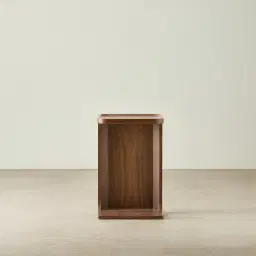 Capri Mocha Walnut Veneer Side Table