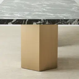 Thames Napoleon Black Sintered Stone Dining Table