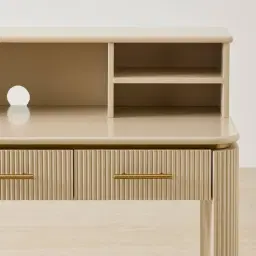 San Pierre Kids Beige Painted Wooden Study Desk