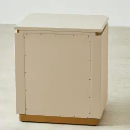 San Piere Kids Beige Painted Wooden Bedside Table