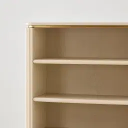 San Pierre Kids Beige Painted Wooden Bookshelf