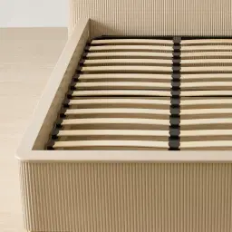 San Pierre Beige Painted King Single Bed