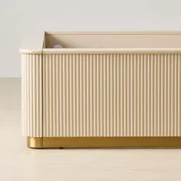 San Pierre Beige Painted King Single Bed