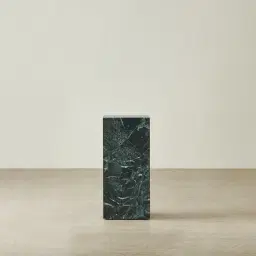 Santorini Matte Emerald Sintered Stone Medium Plinth 30x30x65cm