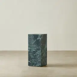 Santorini Matte Emerald Sintered Stone Medium Plinth 30x30x65cm