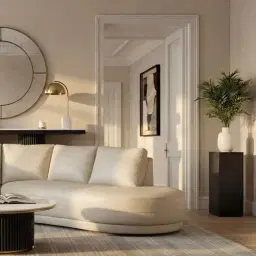 Santorini Nero Glossy Sintered Stone Short Plinth 30x30x50cm