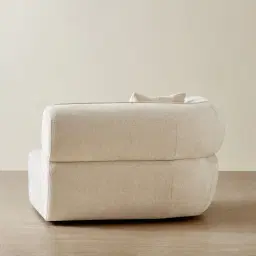 Isabella Cloud Cream Fabric Sofa - 1 Seater Left Arm