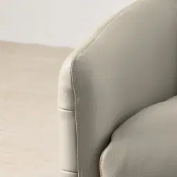 Sherlock Milk Coffee Leather Electric Rocker Chair