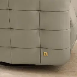 Sherlock Milk Coffee Leather Electric Rocker Chair