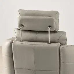 Sherlock Milk Coffee Leather Electric Rocker Chair