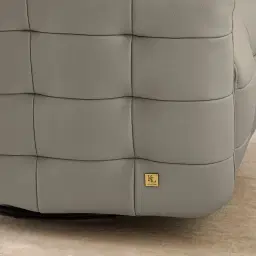 Sherlock Milk Coffee Leather Electric Rocker Chair