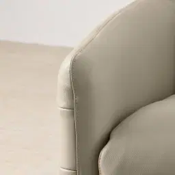 Sherlock Milk Coffee Leather Electric Rocker Chair