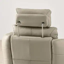 Sherlock Milk Coffee Leather Electric Rocker Chair