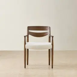 Gloria Fusion Grey Fabric Dining Chair - Smoky Ash Legs