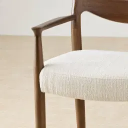 Gloria Fusion Grey Fabric Dining Chair - Smoky Ash Legs