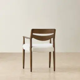 Gloria Fusion Grey Fabric Dining Chair - Smoky Ash Legs