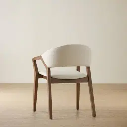 Athens Glacier Grey Vegan Leather Dining Chair - Smoky Ash Legs