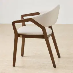 Athens Glacier Grey Vegan Leather Dining Chair - Smoky Ash Legs