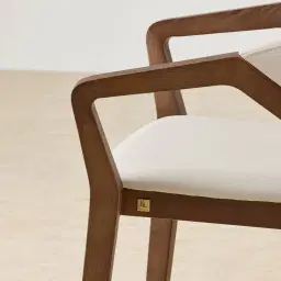Athens Glacier Grey Vegan Leather Dining Chair - Smoky Ash Legs